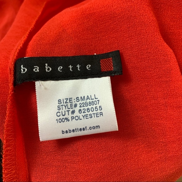 Babette 2 piece coral blouse - Picture 4 of 5